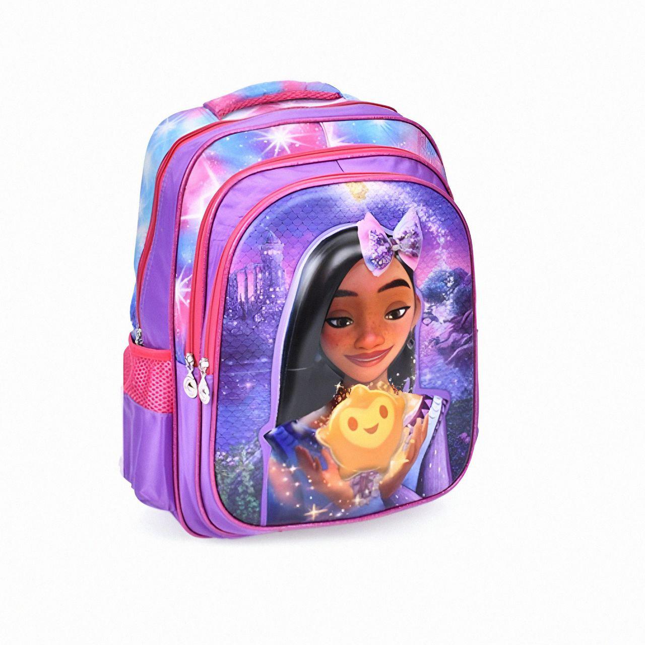 Детский рюкзак FG240502004A с тремя отделениями боковыми карманами и принтом 39x28x14 см Фиолетовый Детский рюкзак FG240502004A с тремя отделениями боковыми карманами и принтом 39x28x14 см Фиолетовый