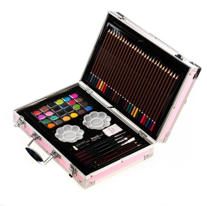 Набор для рисования Красящие бабочки 145 предметов в кейсе (123462388_446)