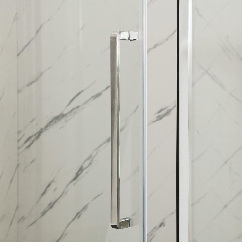 Душевая кабина без поддона MIXXUS Premium BEVEL SC01-90x90x195-TR прозрачное стекло 6 мм Chrome (MI6863) - фото 6