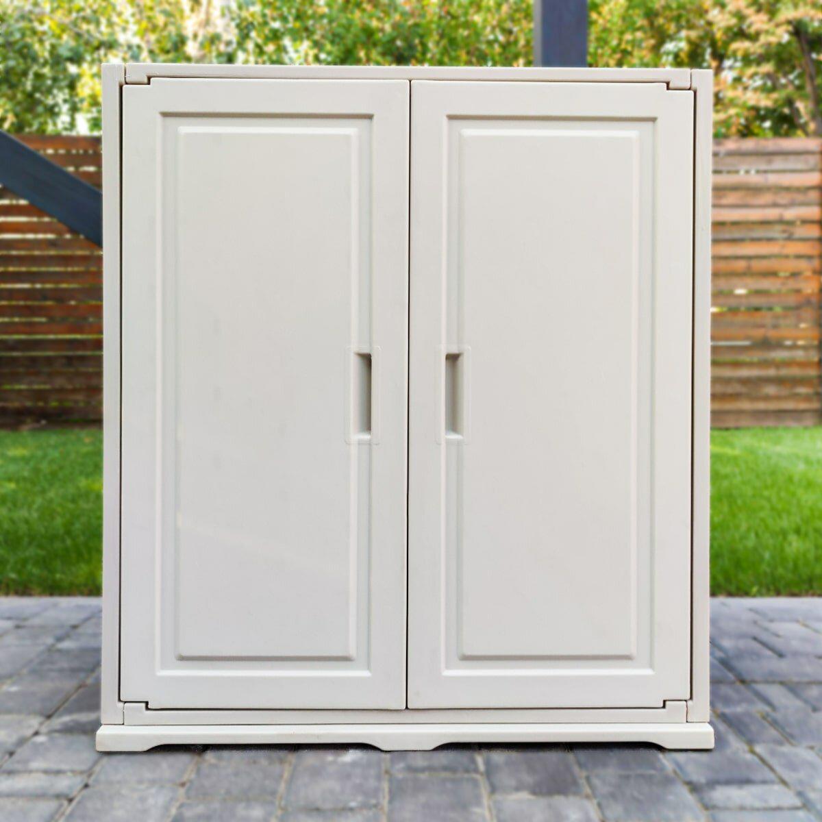 Тумба пластиковая с полкой 82х41х93 см (SW-00001543)