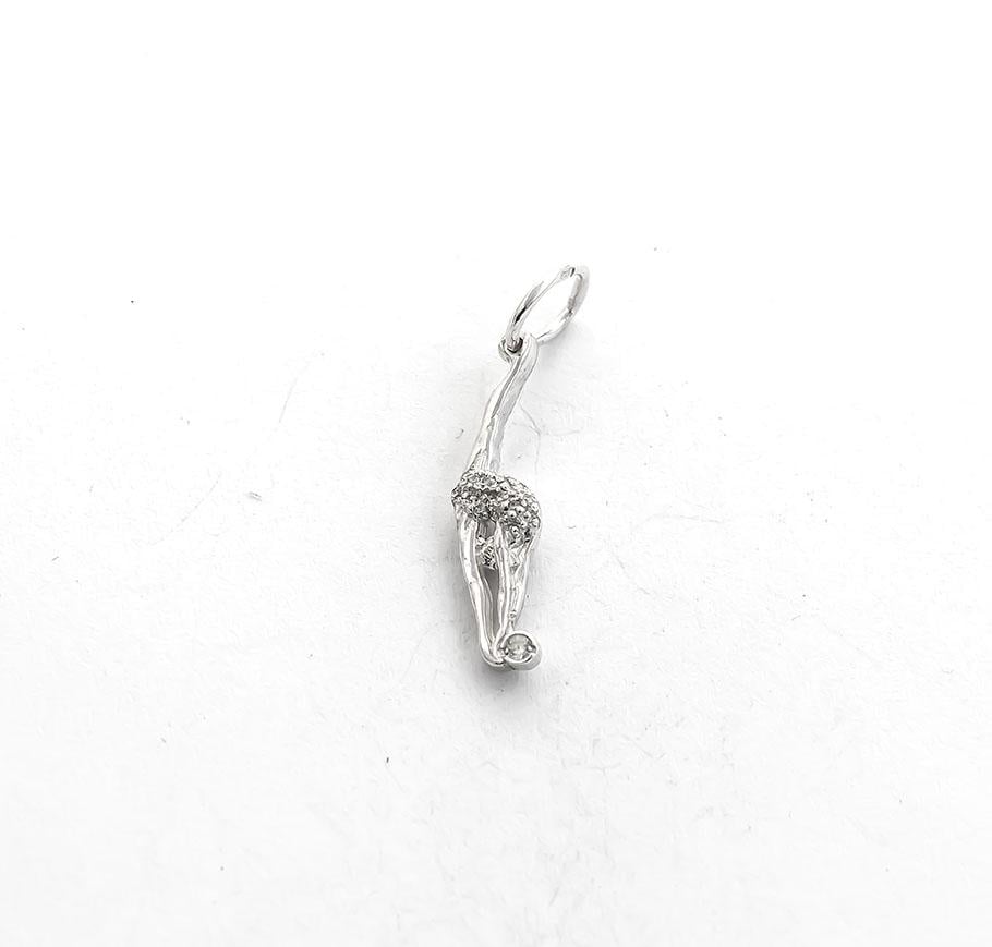 Кулон Maxi Silver 8459 Гимнастка (88459)