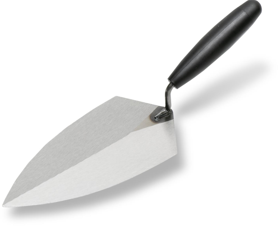 Кельма металлическая для кирпича Marshalltown ECONOMY PHILADELPHIA BRICK TROWEL 10" 254x127 мм (19282)