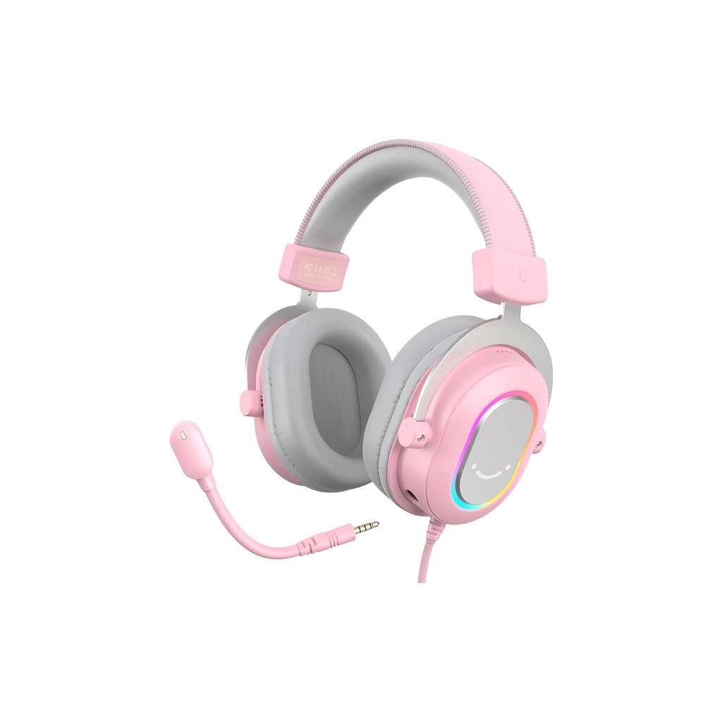 Наушники Fifine H6 RGB 7.1 Pink (H6P)