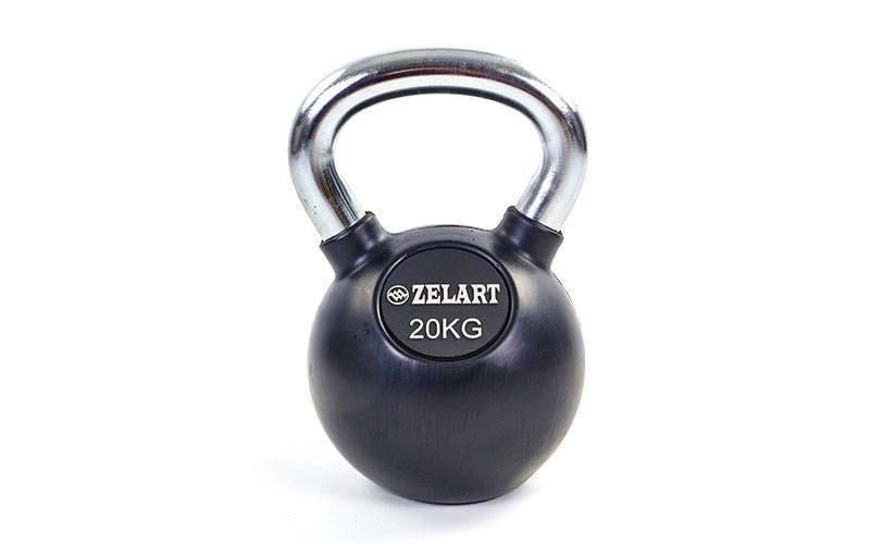 Гиря резиновая York ТА-5162-20 с хромированной ручкой 20 кг (2522949950_rn_2)