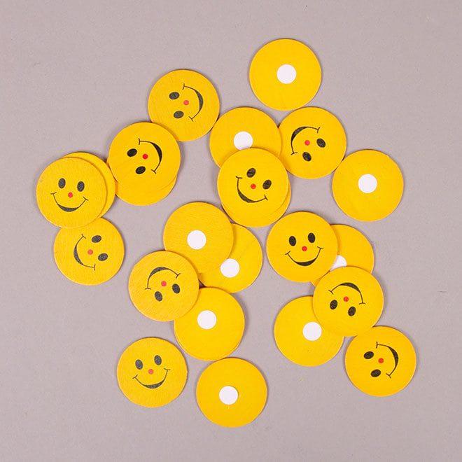 Декор на липучке Flora Смайл 24 шт. (22598)