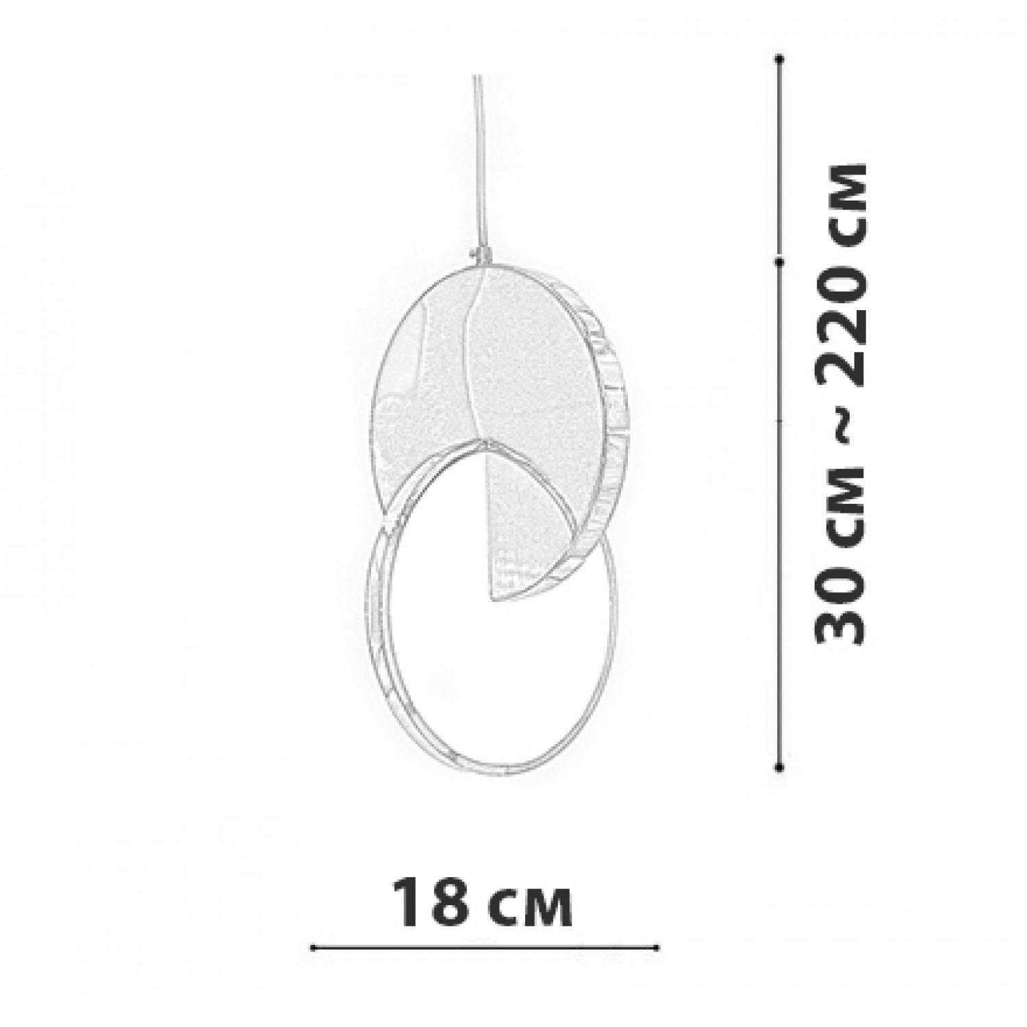 Подвесний светильник Friendlylight Gloyot M Black FL3151 - фото 3