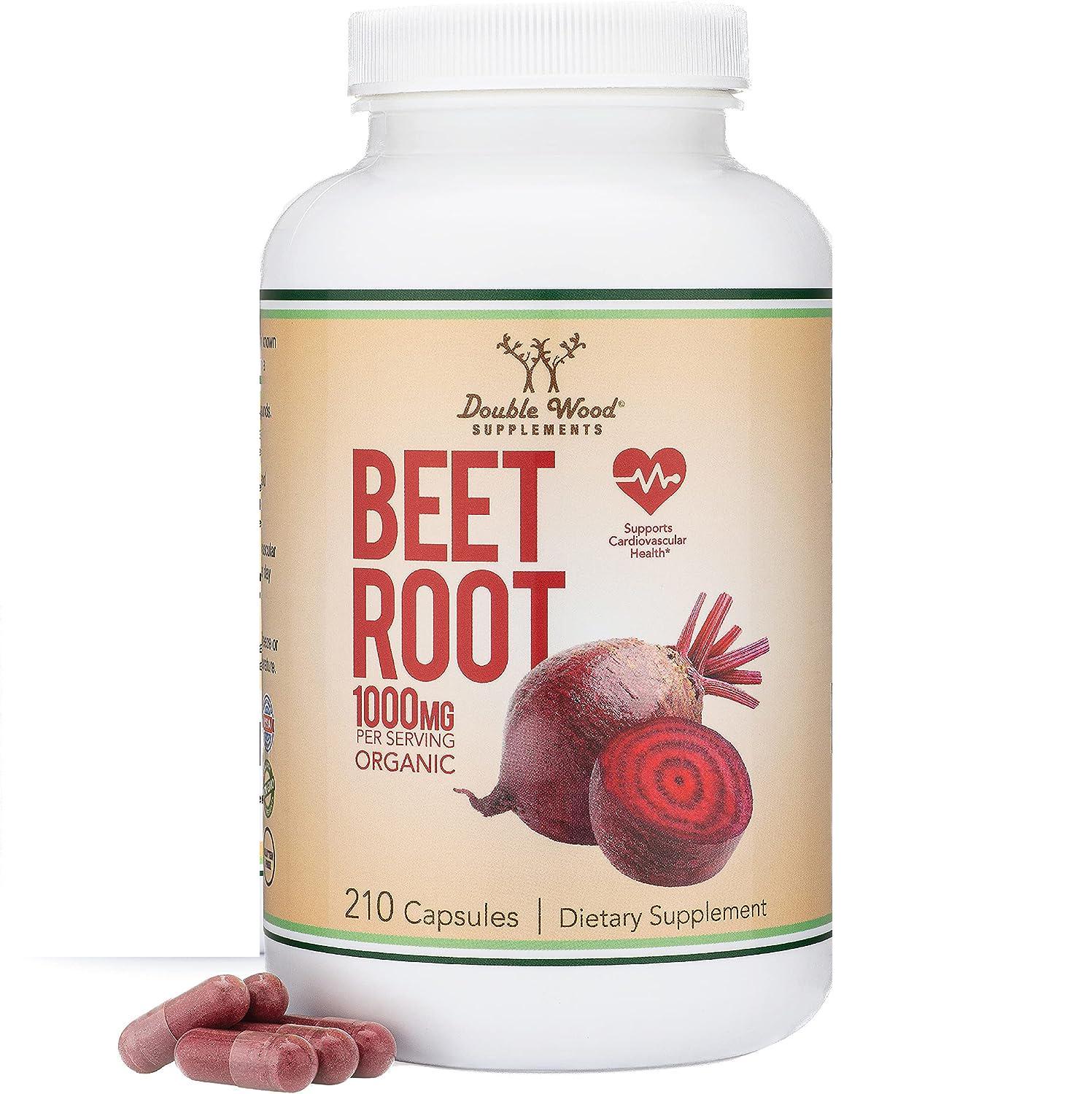 Корень свеклы Double Wood Supplements Beet Root 1000 mg 210 capsules