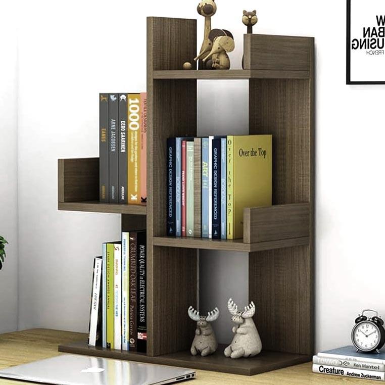 Полка книжная настольная из дерева Мартилес Палисандр (КПА-033602)