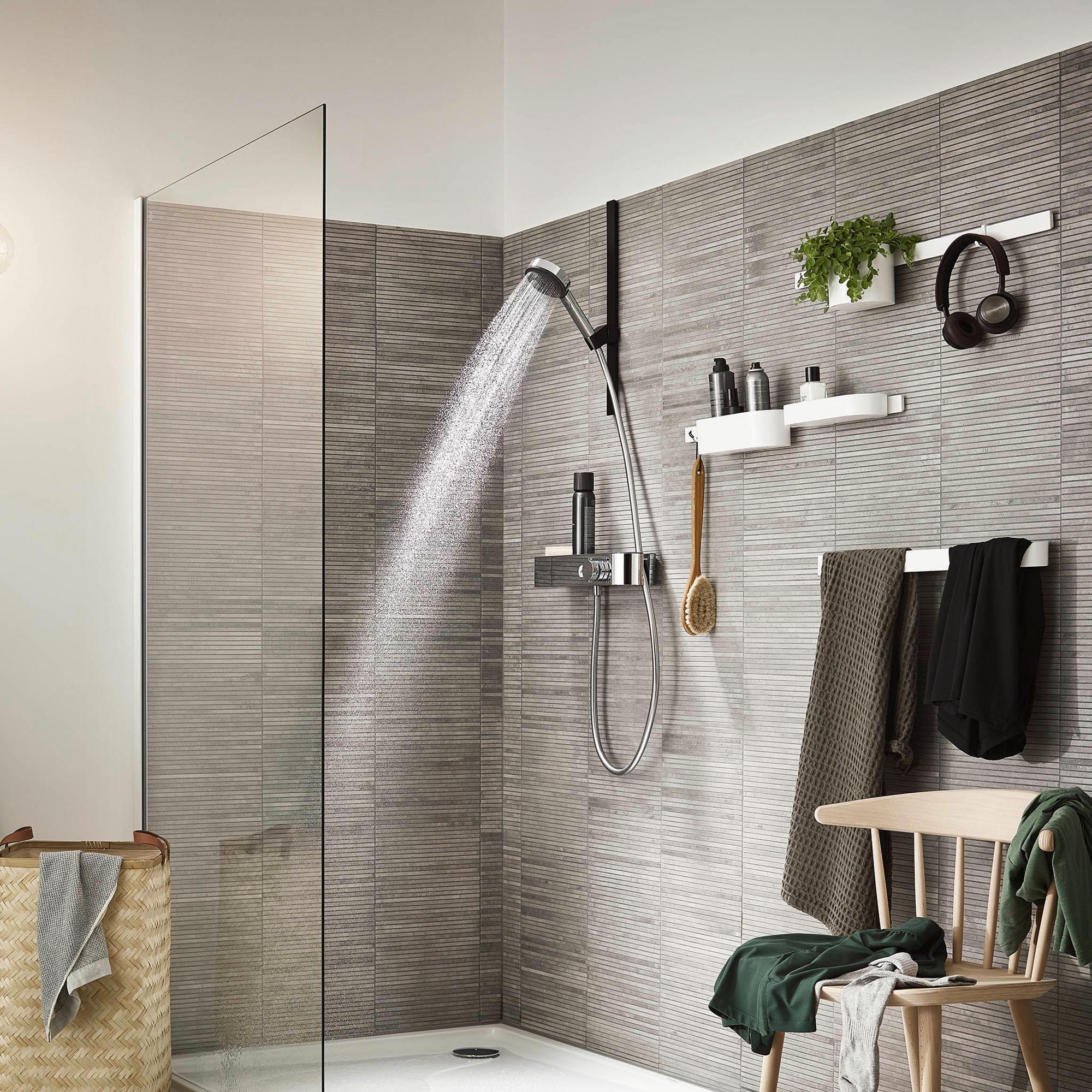 Cмеситель для душа Hansgrohe ShowerTablet Select 24360000 с термостатом Хром (143063) - фото 6