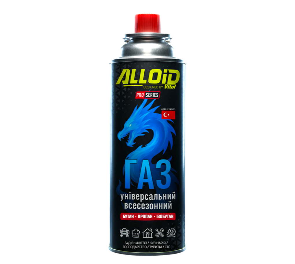 Баллон газовый универсальный ALLOID PRO 220 г 12 шт.