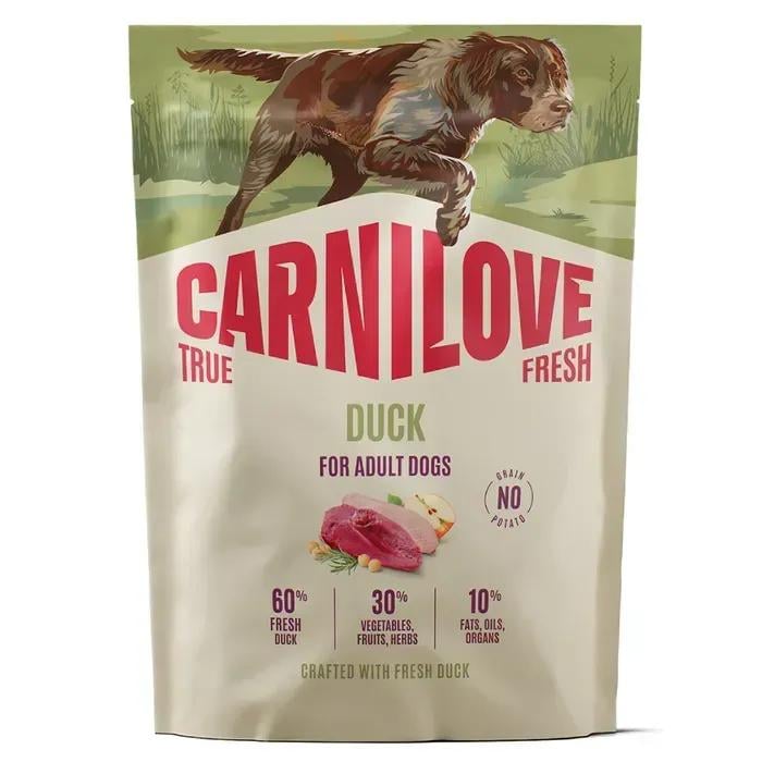 Корм сухий Carnilove True Fresh Duck для собак качка 1,5 кг (173730)