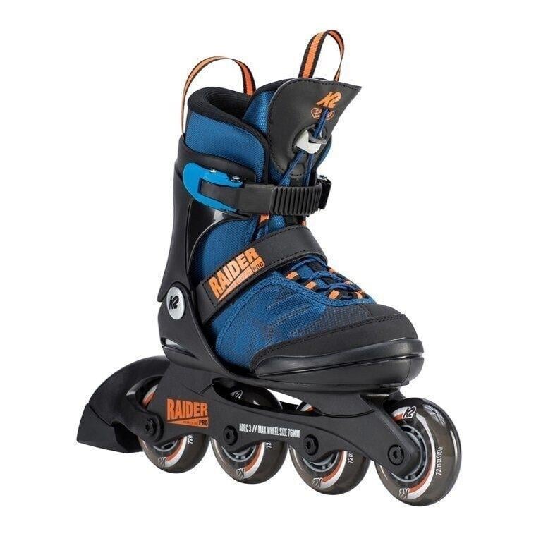 Ролики K2 Raider PRO р. 35-40 Blue/Orange