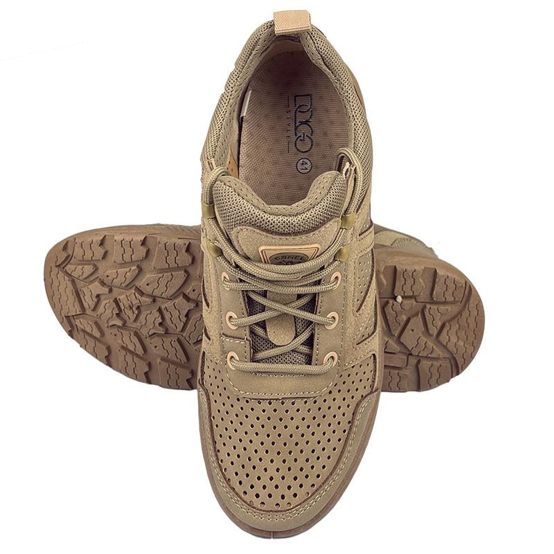 Кроссовки мужские перфорированные 102302-3 p. 42 27 см Бежевый