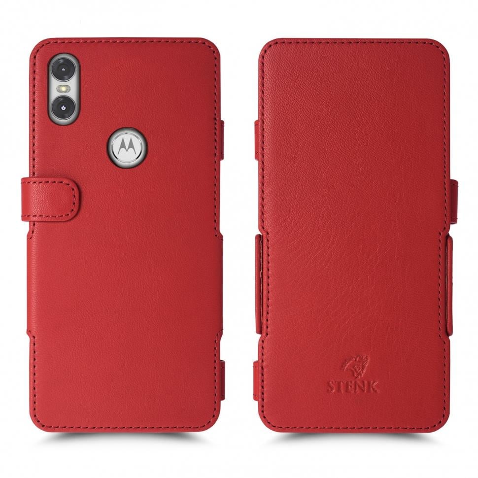 Чохол книжка Stenk Prime для Motorola One (XT1941-4) Червоний (63741)