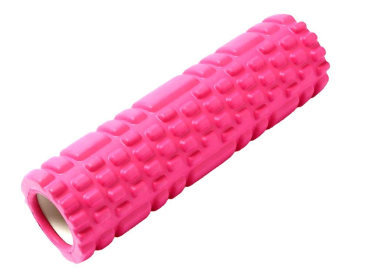 Йога-ролер Grid Combi Yoga Roller 8х30 см Рожевий - фото 1