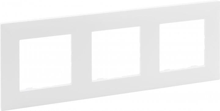 Рамка 3 пости Legrand 863193 Niloe Step пластик Білий (11693113) Рамка 3 пости Legrand 863193 Niloe Step пластик Білий (11693113)