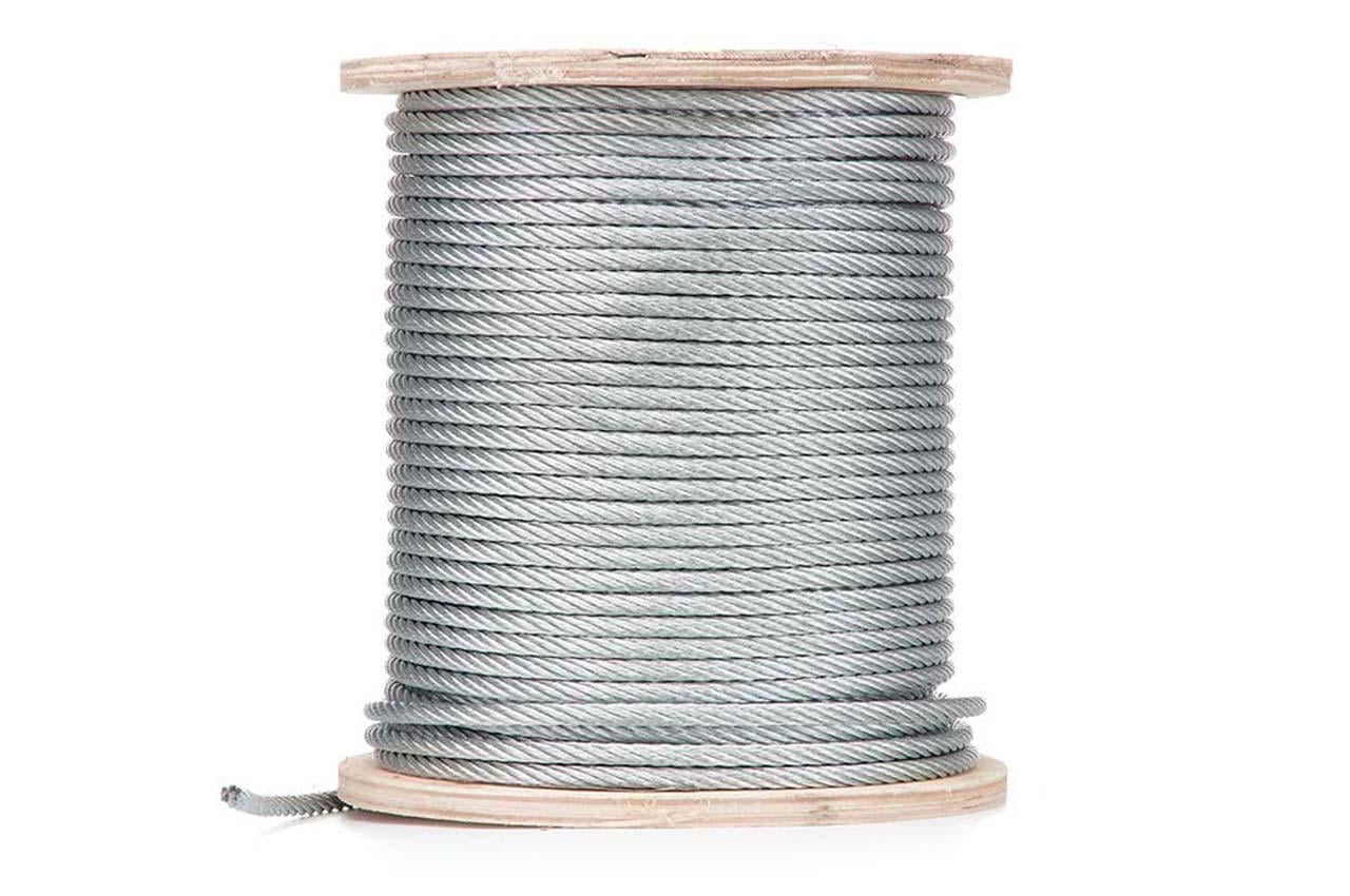 Трос оцинкований Apro 12 мм x 100 м 6х19 DIN 3060 100 шт. (WR-G12)
