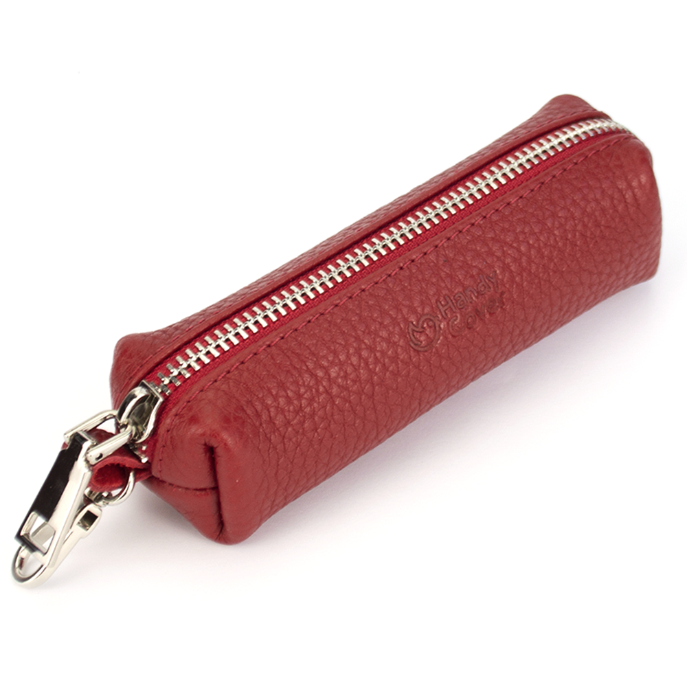 Ключница кожаная HC-108 на молнии Красный - фото 1 Ключница кожаная HC-108 на молнии Красный - фото 1