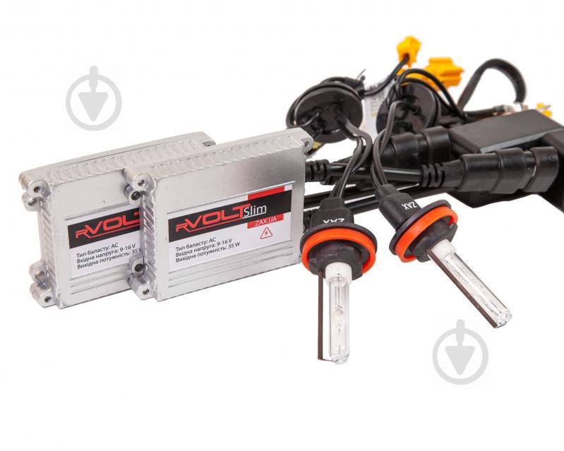 Комплект ксенону rVolt slim 35W 9-16V Zax ceramic H11 4300K Комплект ксенону rVolt slim 35W 9-16V Zax ceramic H11 4300K