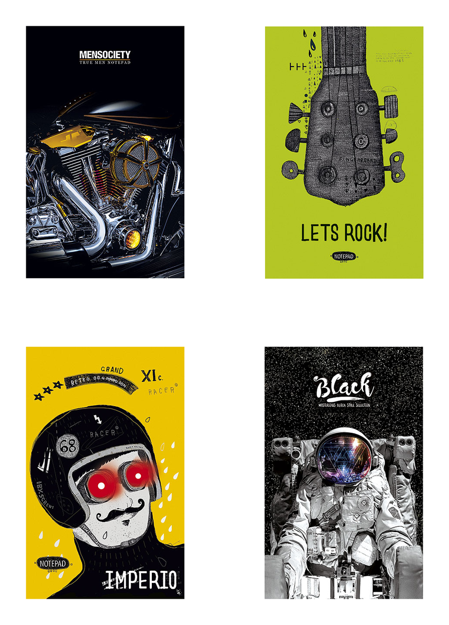 Тетради для записей Школярик 715 в линию В6 4 шт. по 80 л. (4823088203035)