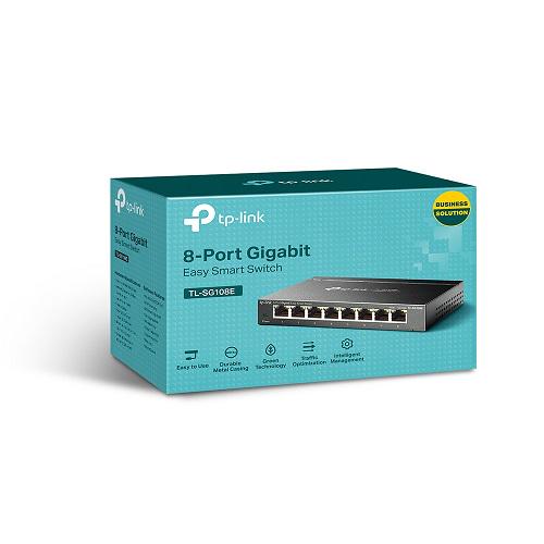 Коммутатор TP-Link TL-SG108E Easy Smart (9614853) - фото 3