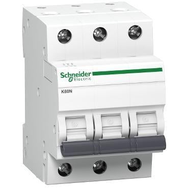 Автоматичний вимикач Schneider Electric Acti9 K60N 3п 63A B 6 кА (A9K01363)