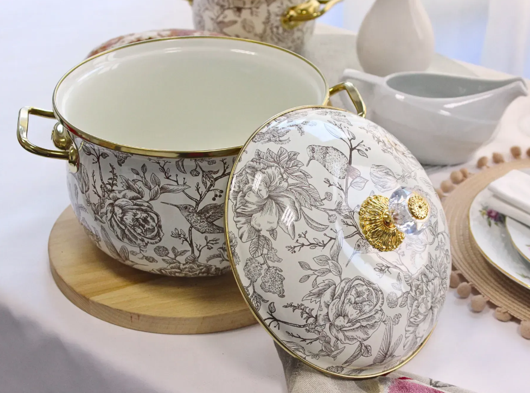 Каструля емальована BIRD Elmani з кришкою 3,8 л 20 см (763-042) - фото 5