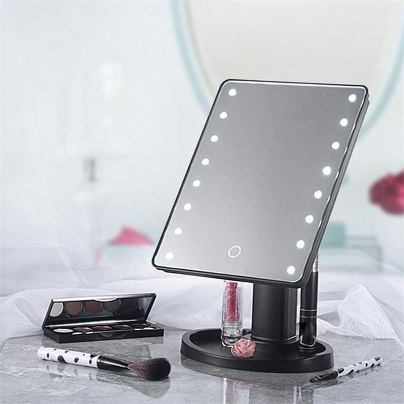 Зеркало настольное Large Led Mirror с подсветкой LED (1025) - фото 4