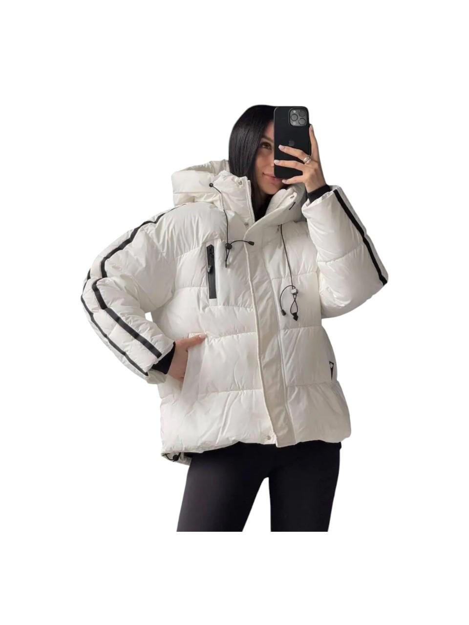 Куртка женская зимняя до -30°С L-XL Молочный (OV-8169ML-L-XL)