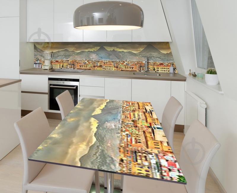 Наклейка 3Д виниловая на стол Zatarga «Город в межигорье» 600х1200 мм (Z184227st) Наклейка 3Д виниловая на стол Zatarga «Город в межигорье» 600х1200 мм (Z184227st)