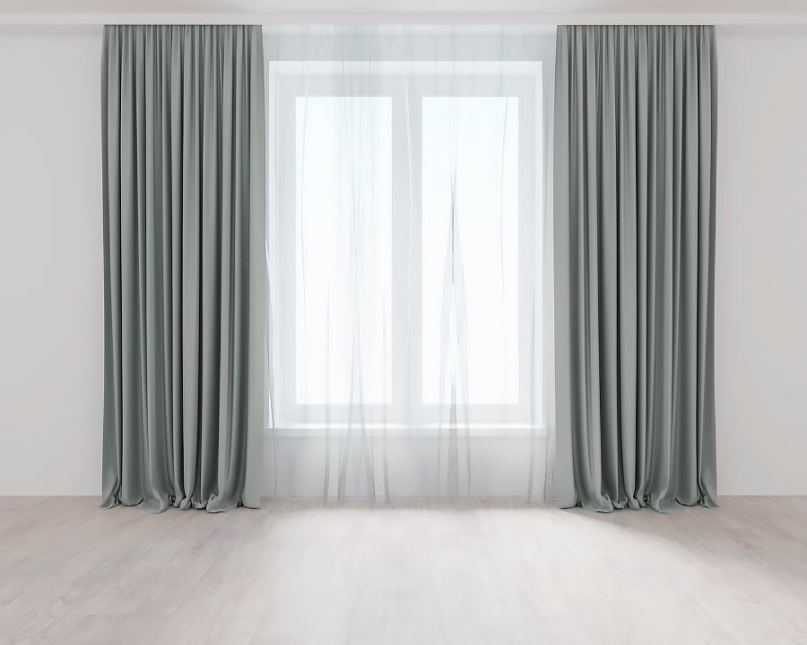 Комплект штор Lux Portiery микровелюр 250x260 см 2 шт. Бежево-серый (AV89747) Комплект штор Lux Portiery микровелюр 250x260 см 2 шт. Бежево-серый (AV89747)