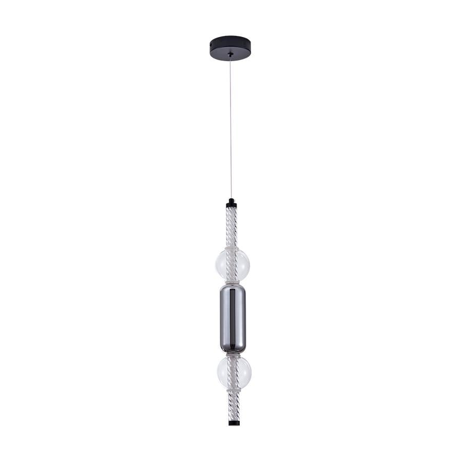 Подвесной светильник LED 788P39314 BK/CL/AM 7W Черный/Прозрачный/Серый