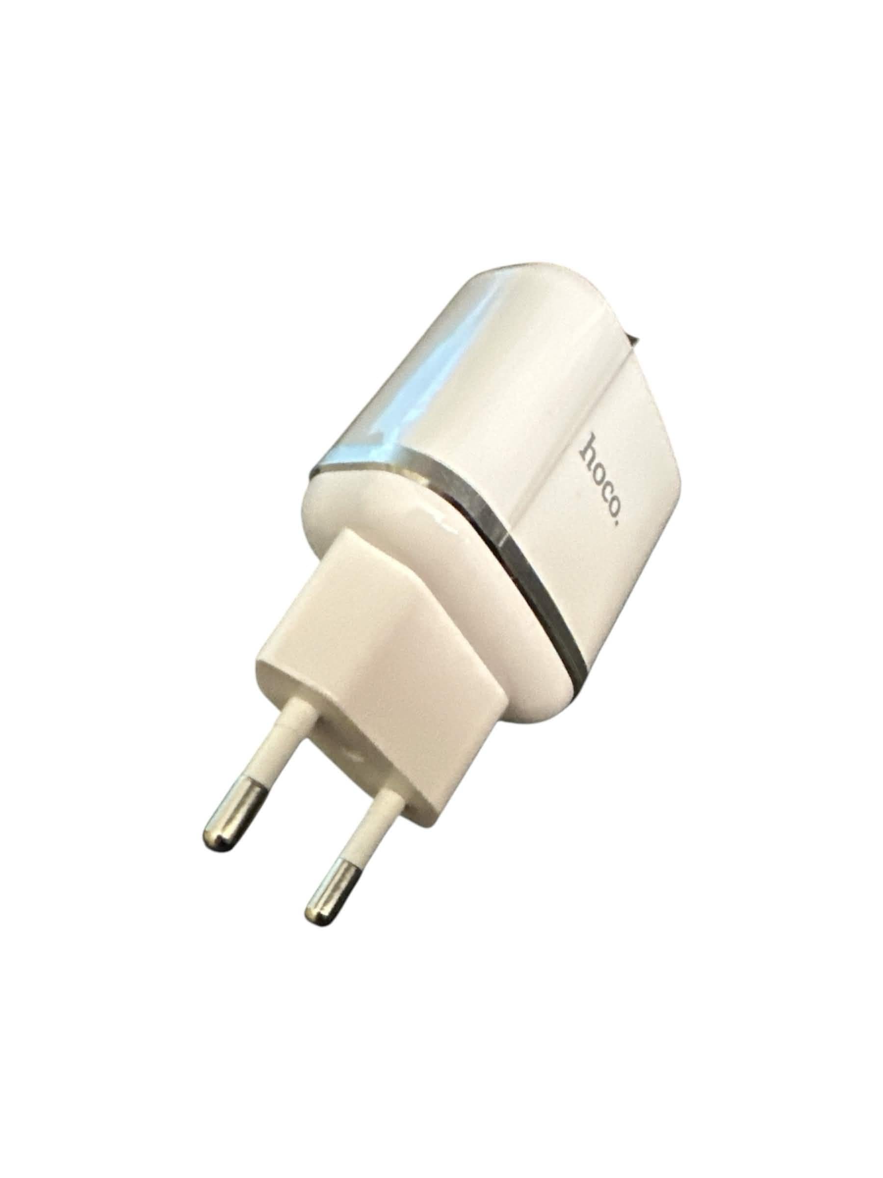 Сетевой зарядное устройство Hoco N3 USB QC 3.0 и кабель USB-Type-C Белый Сетевой зарядное устройство Hoco N3 USB QC 3.0 и кабель USB-Type-C Белый
