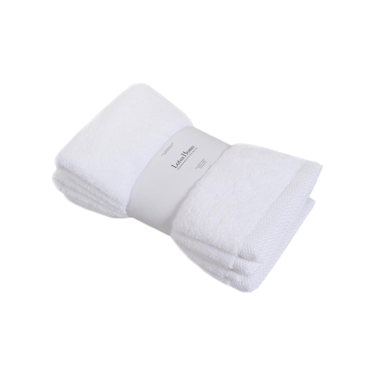 Набор полотенец Lotus Home Отель Premium Microcotton 3 шт. 30х50 см White (svt-2000022353120)