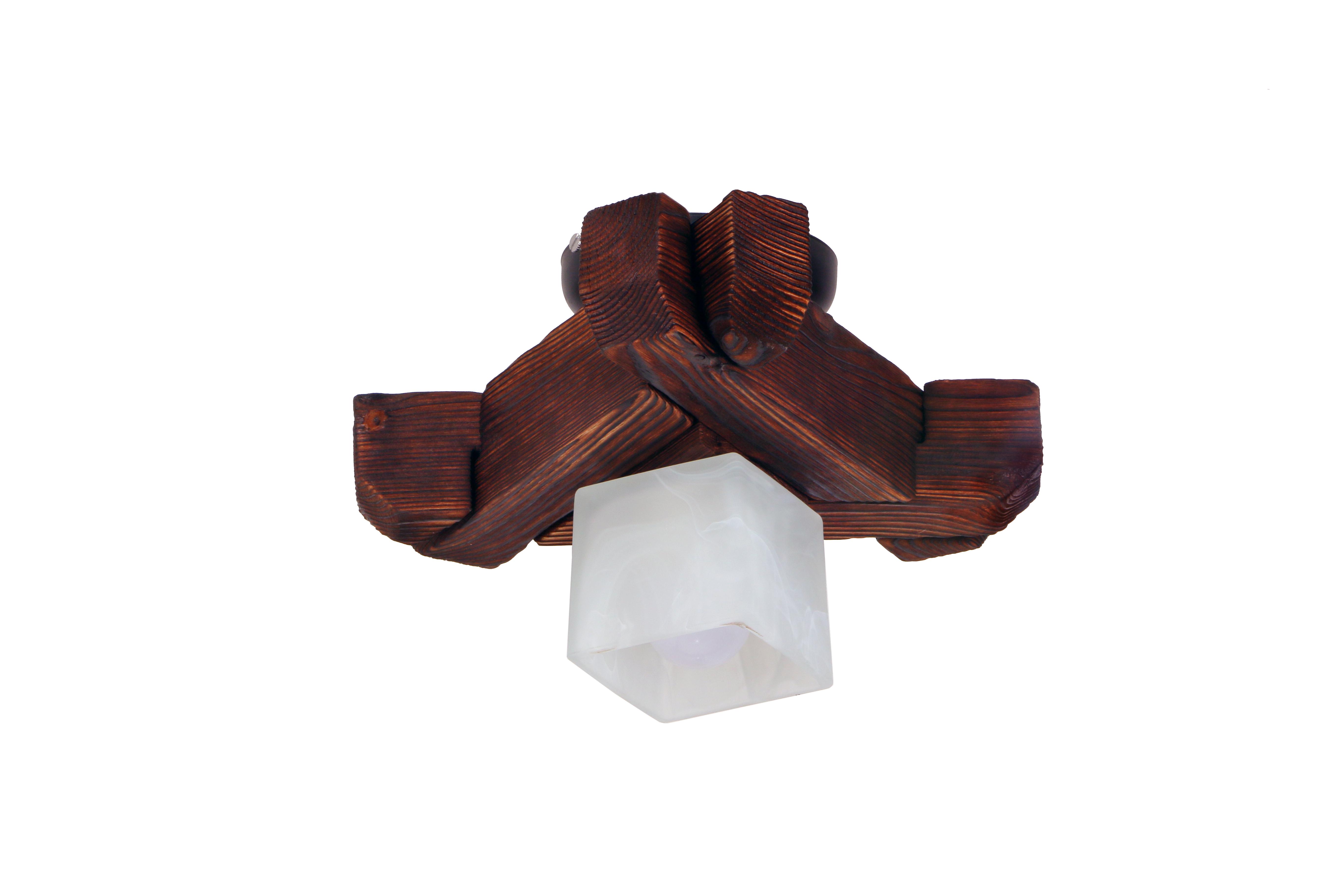 Деревянная люстра Sirius темный обжиг на 1 плафон (S7085/1)