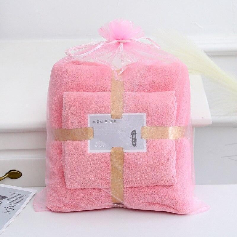 Набор быстросохнущих полотенец из микрофибры для бани и лица Розовый (2587053176) - фото 2 Набор быстросохнущих полотенец из микрофибры для бани и лица Розовый (2587053176) - фото 2