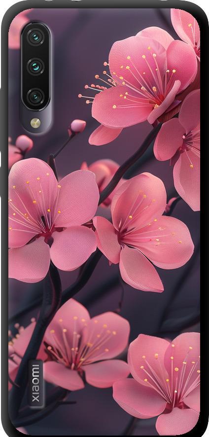 Чехол на Xiaomi Mi A3 Пурпурная сакура (6075b-1737-42517)