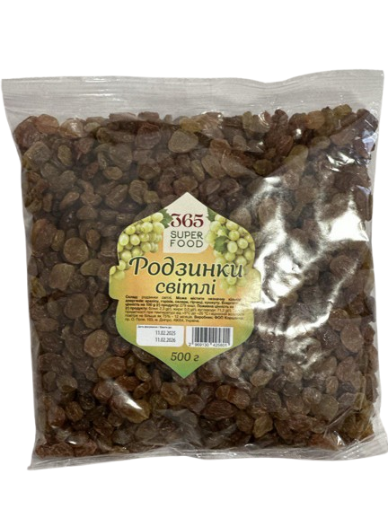 Ізюм світлий 365 Super Food 500 г (2550885891)