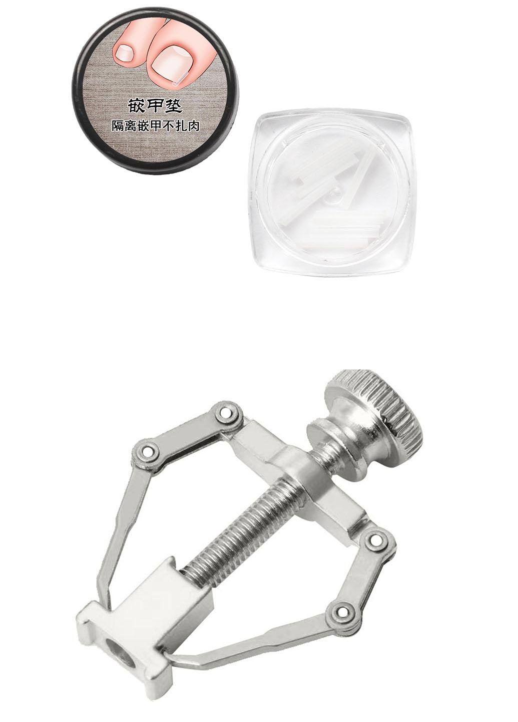 Набор для лечения профилактики вросших ногтей фиксатор и 10 шт. корректоров (29478 9480)