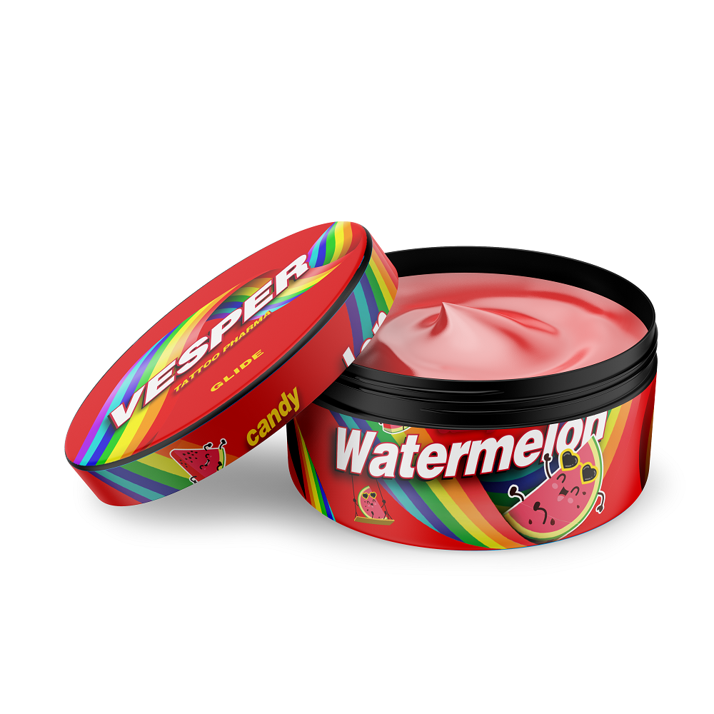 Вазелин для тату Vesper Tattoo Vaseline Watermelon Candys 50 мл Вазелин для тату Vesper Tattoo Vaseline Watermelon Candys 50 мл