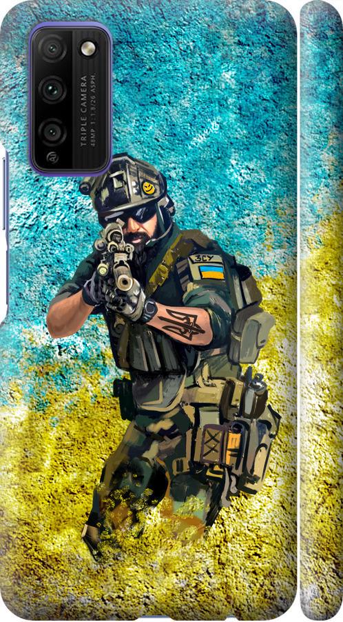 Чехол на Huawei Honor 30 Lite Воин ЗСУ (5311m-2074-42517)