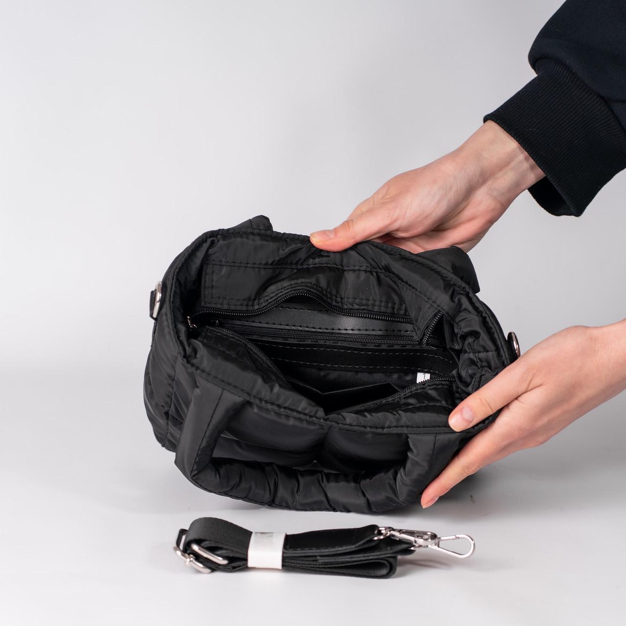 Сумка женская шопер XENIA № 15-24 Черный - фото 3 Сумка женская шопер XENIA № 15-24 Черный - фото 3