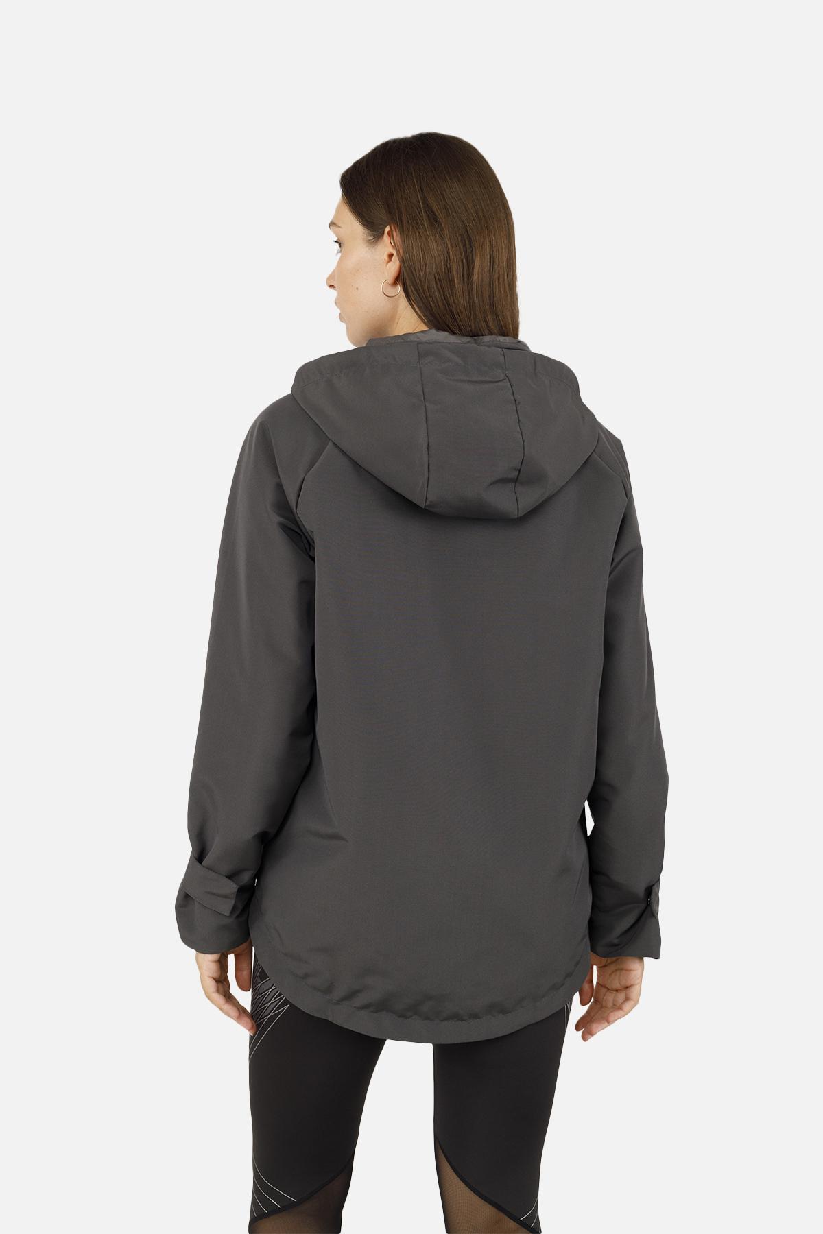 Вітровка жіноча р. 40 Темно-сірий (SKT001018248) - фото 5 Вітровка жіноча р. 40 Темно-сірий (SKT001018248) - фото 5