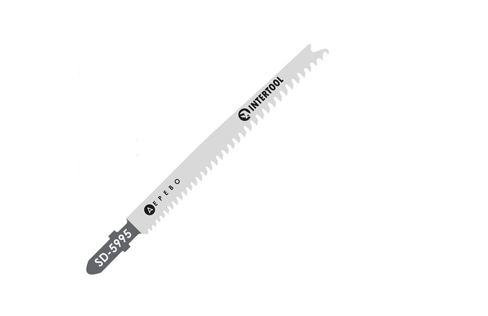 Полотно пилочное для лобзика рабочая длина 90 мм/расстояние между зубцами 4 мм