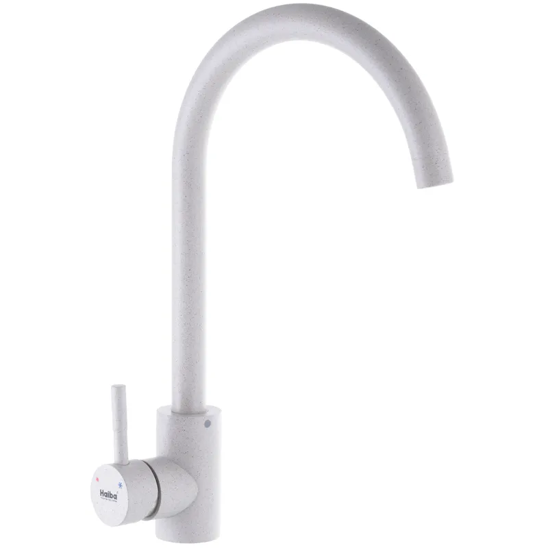 Смеситель для кухни Haiba SUS 011 из нержавеющей стали Бежевый (HB0996) Смеситель для кухни Haiba SUS 011 из нержавеющей стали Бежевый (HB0996)