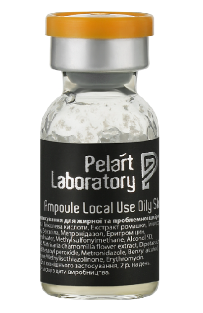 Засіб локального застосування для обличчя Pelart Laboratory Ampoule Local Use Oily Skin 2 мл (107)