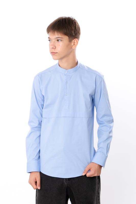 Сорочка для хлопчика підліткова Носи Своє XXL Блакитний (17804)