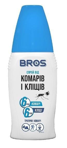 Спрей від комарів і кліщів Bros 50 мл (2654508687)