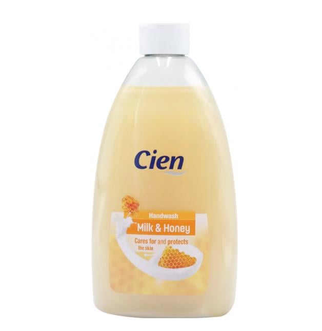 Крем-мыло жидкое Cien Milk & Honey запаска 500 мл (9683)