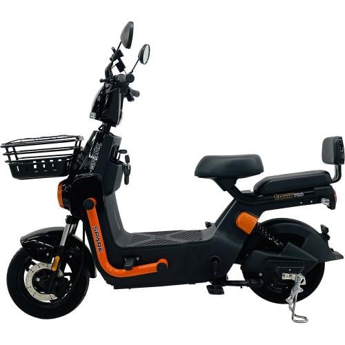 Велосипед с электромотором Spark TOUR PRO 14" 60V 1000W 20 Ah Черный с оранжевым (000247724)